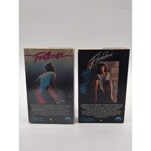 Footloose‎ and Flashdance Betamax Tape Lot 80s Dance Movies Paramount Beta Hi-Fi